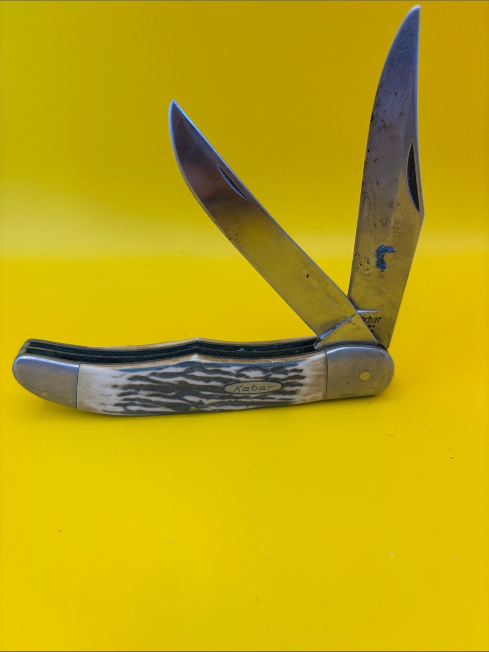 Vintage Kabar Folding Hunter Knife. 1184 USA